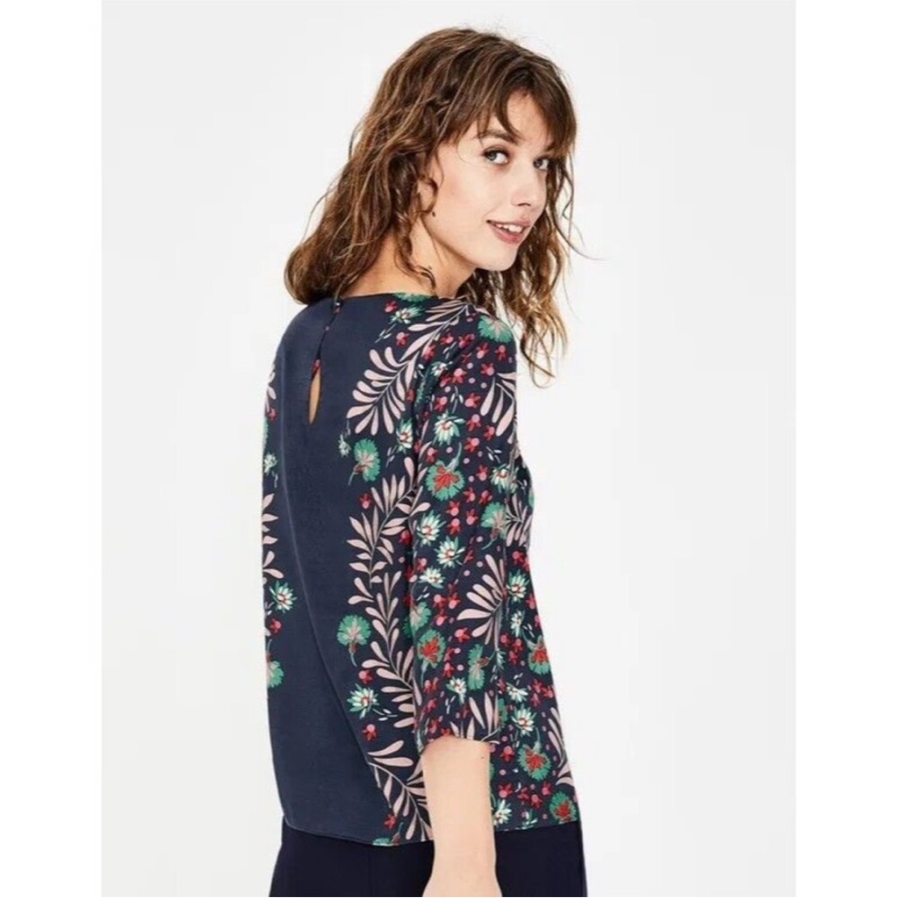Boden Larissa Floral Top, EUC - Picture 11 of 11